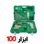 جعبه ابزار 150 پارچه پلاستیکی سبز تاپتول GCAI150R