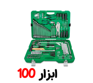 جعبه ابزار 150 پارچه پلاستیکی سبز تاپتول GCAI150R