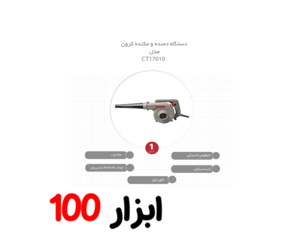 بلوور 710 وات دیمردار کرون 17010